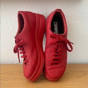 Camper Women's Bold Red Sneakers